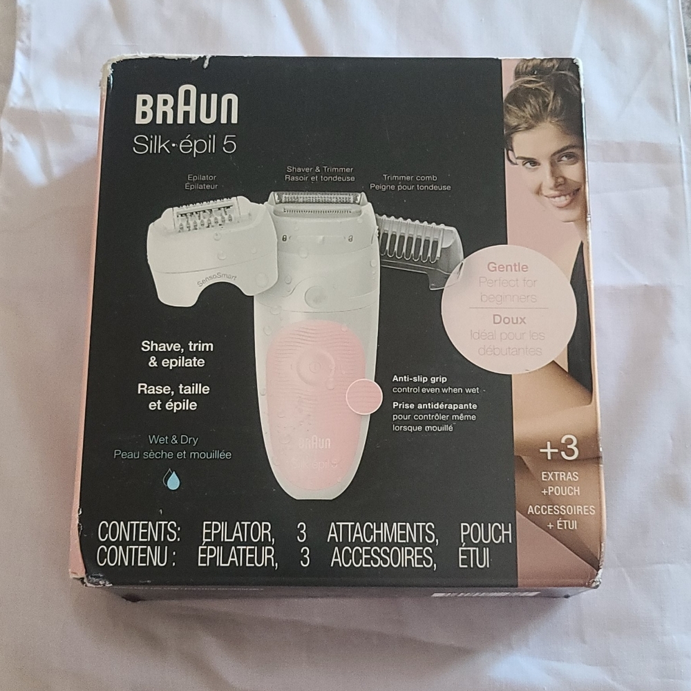 Braun Silk Epil 5 Shave Trim Epilate Wet/D…